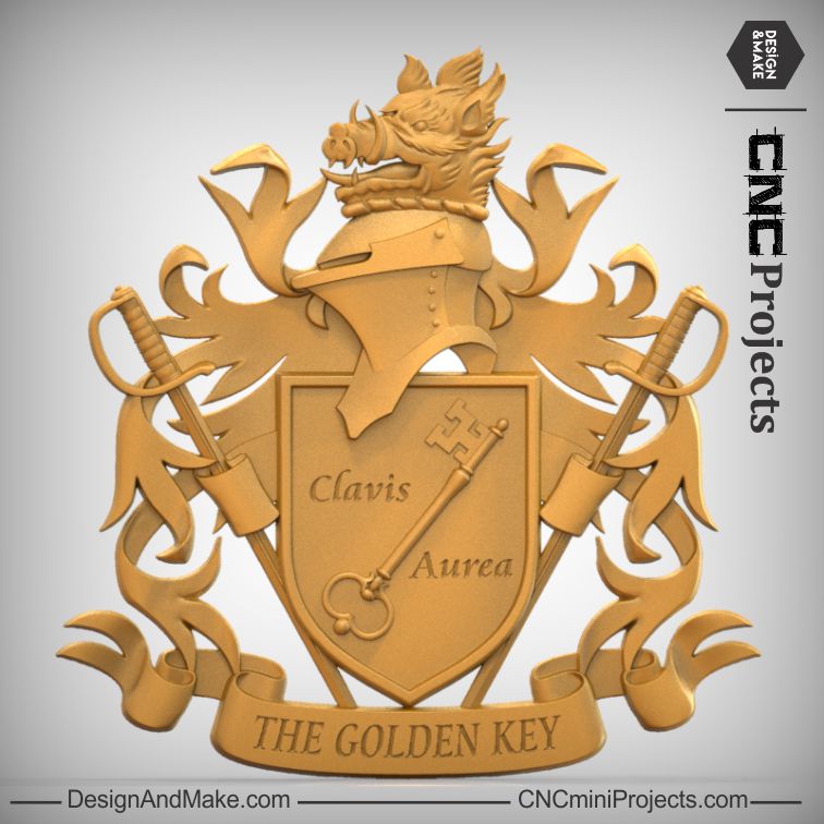 Golden Key Coat Of Arms